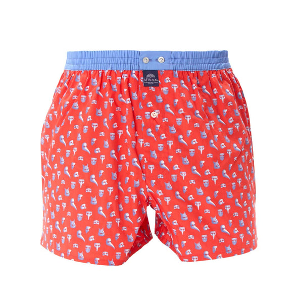 M5252 - Masques vénitiens rouge