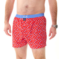 M5252 - maschere veneziane rosso