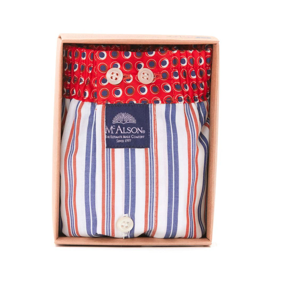 M5281 - Striped Red and Navy