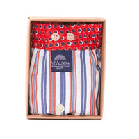 M5281 - Striped Red and Navy