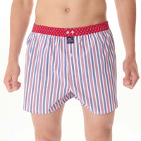 M5281 - Striped Red and Navy