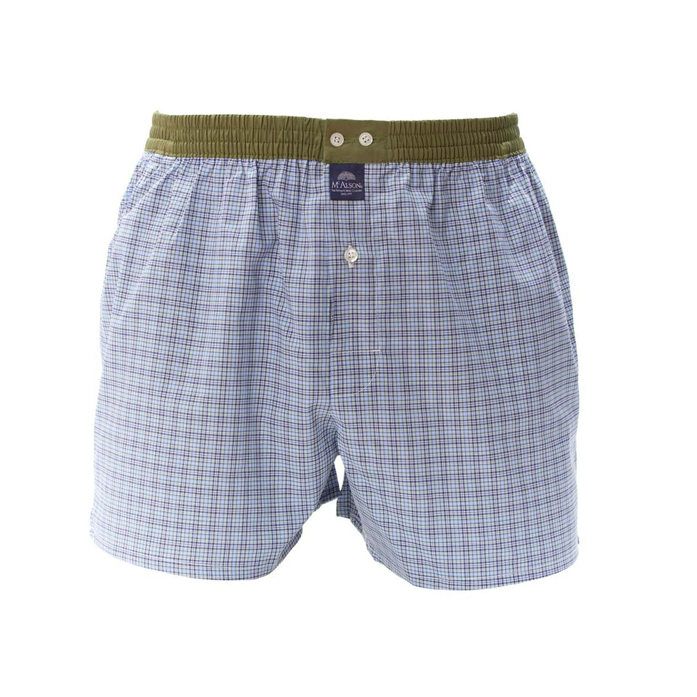 M5284 - Vichy grün and blau