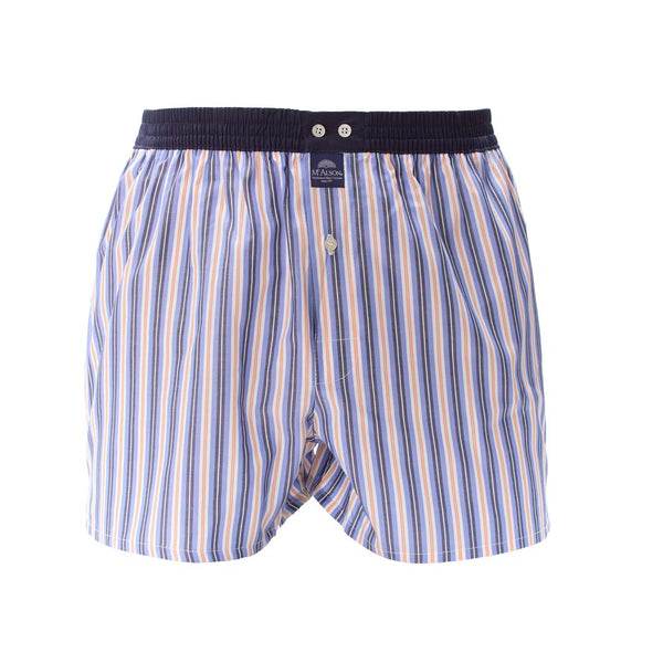 M5285 - Gestreift Orange and marine