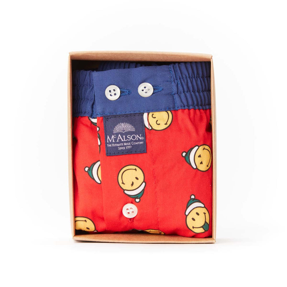 KM4688 - Christmas smiley rouge