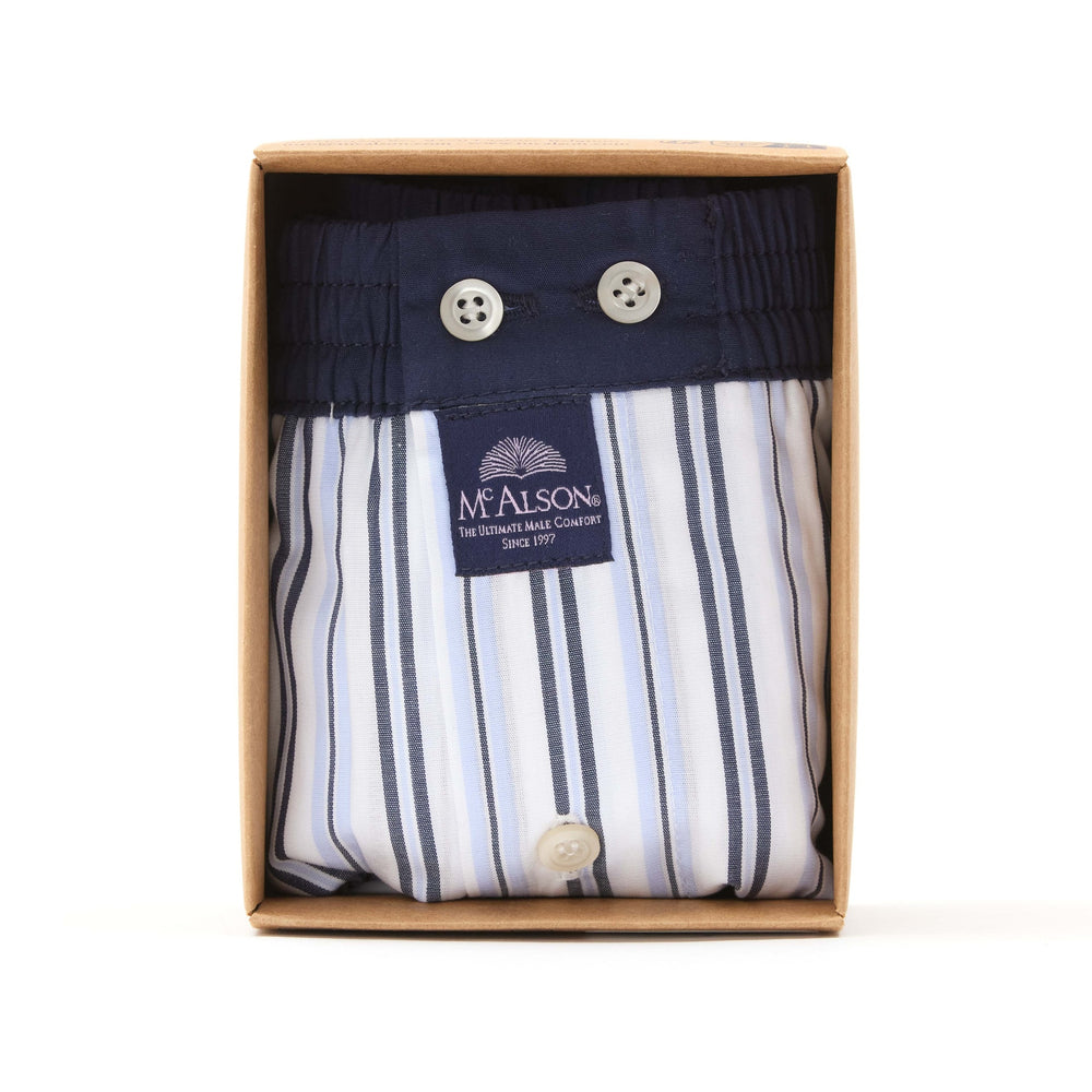 M5208 - Strisce blu-marino & azzurro