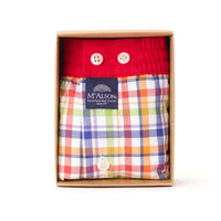 M5130 - Tartan Rot & orange