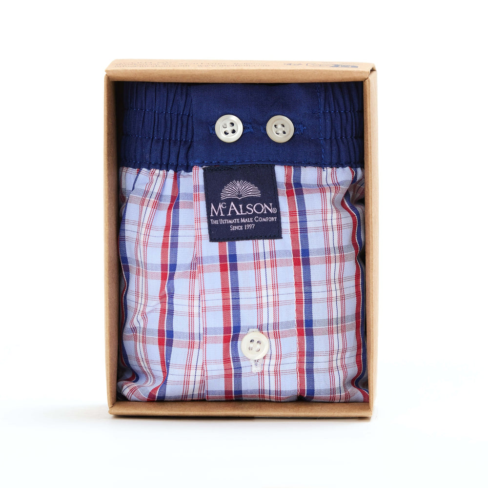 M5415 - Tartan blu & rosso