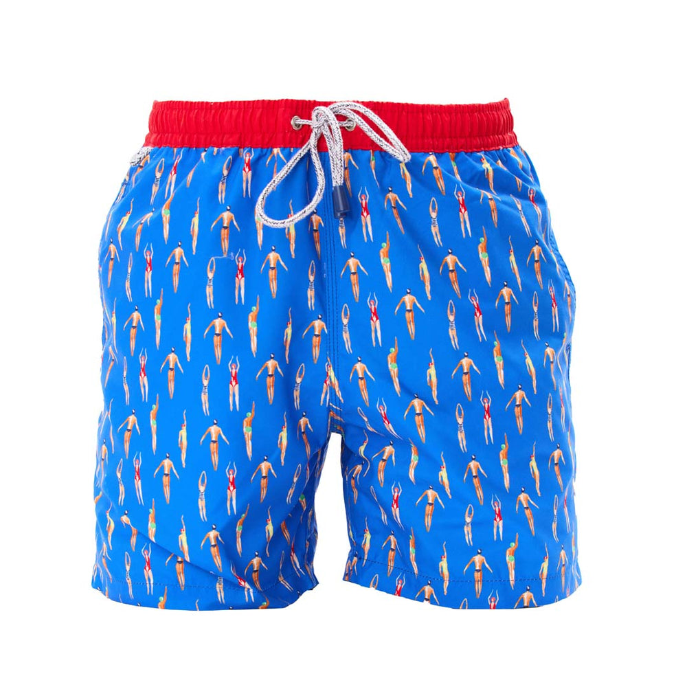 MS5318 - Parade Piscine bleu & rouge