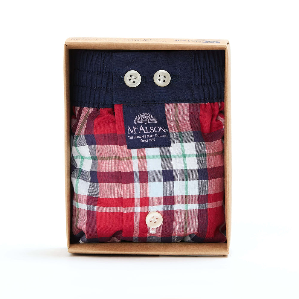KM5431 - Madras red & navy