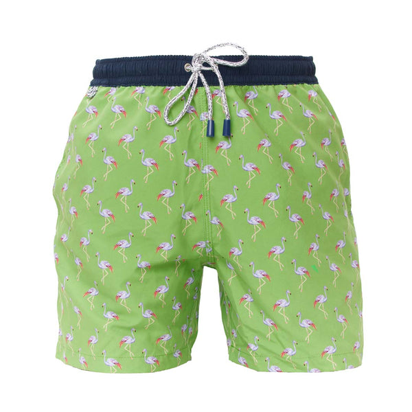 MS4727 - Flamingo green navy belt