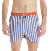 M3805 - Striped orange & blue