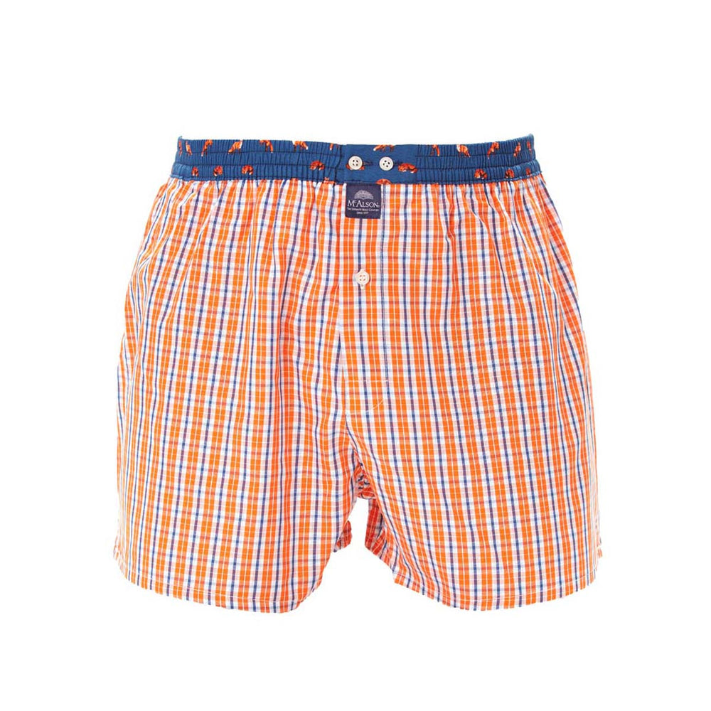 M4419 - Checkered orange & blue