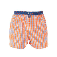 M4419 - Checkered orange & blue