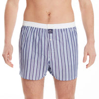 M4424 - Striped navy & white