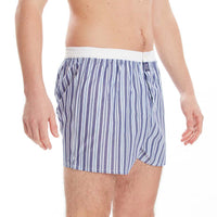 M4424 - Striped navy & white