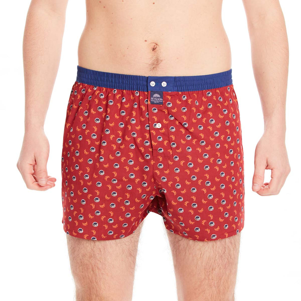 M4618 - burgunderrot breakfast