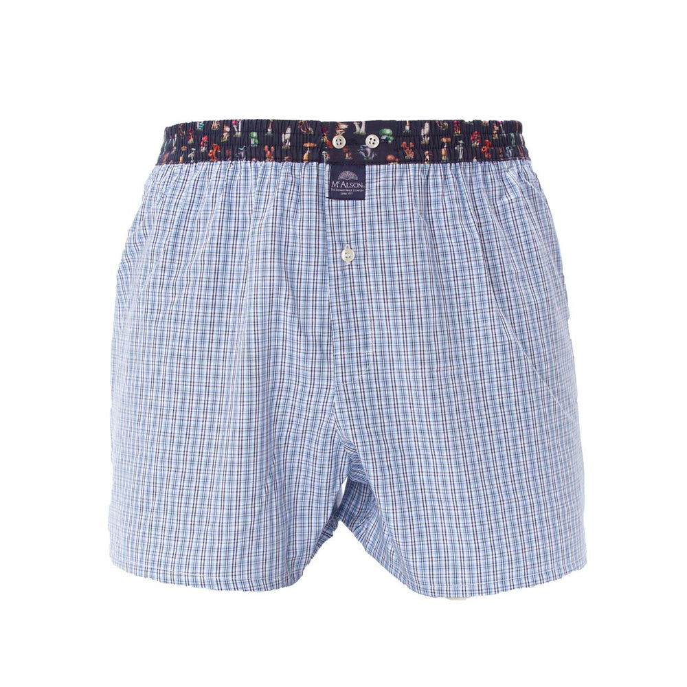 M4643 - Carreaux bleu & blanc