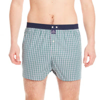 M4646 - A scacchi verde & marina