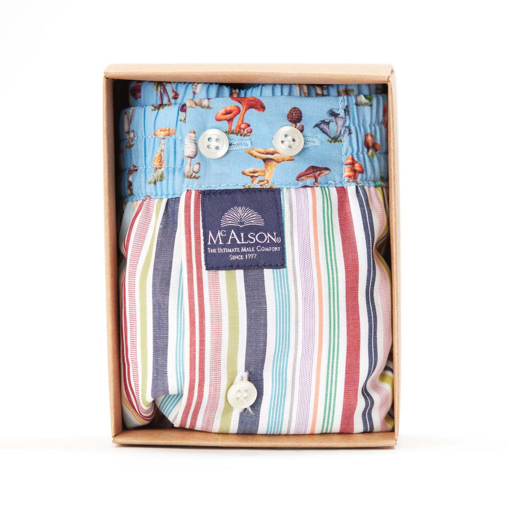 M4661 - Rayé multicolore marron