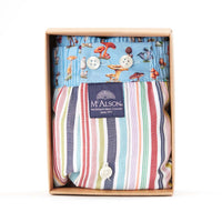 M4661 - Rayé multicolore marron