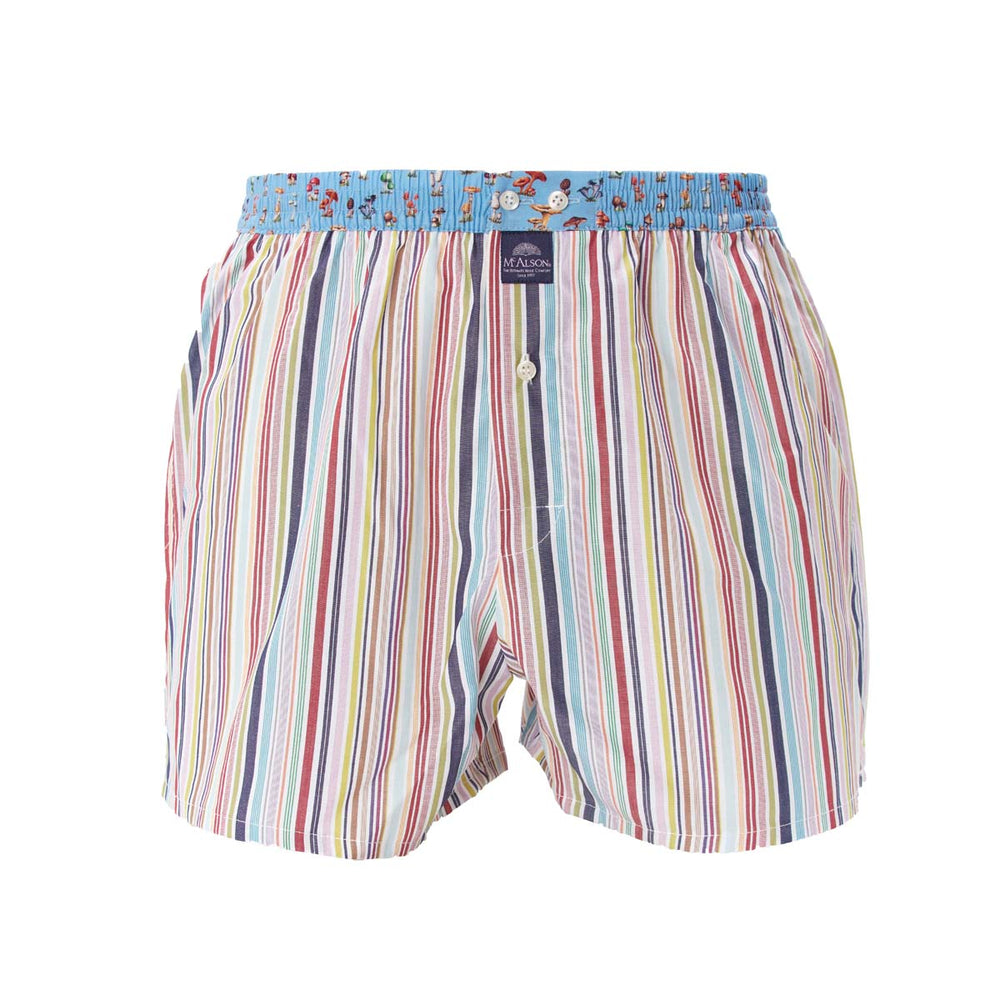 M4661 - Rayé multicolore marron