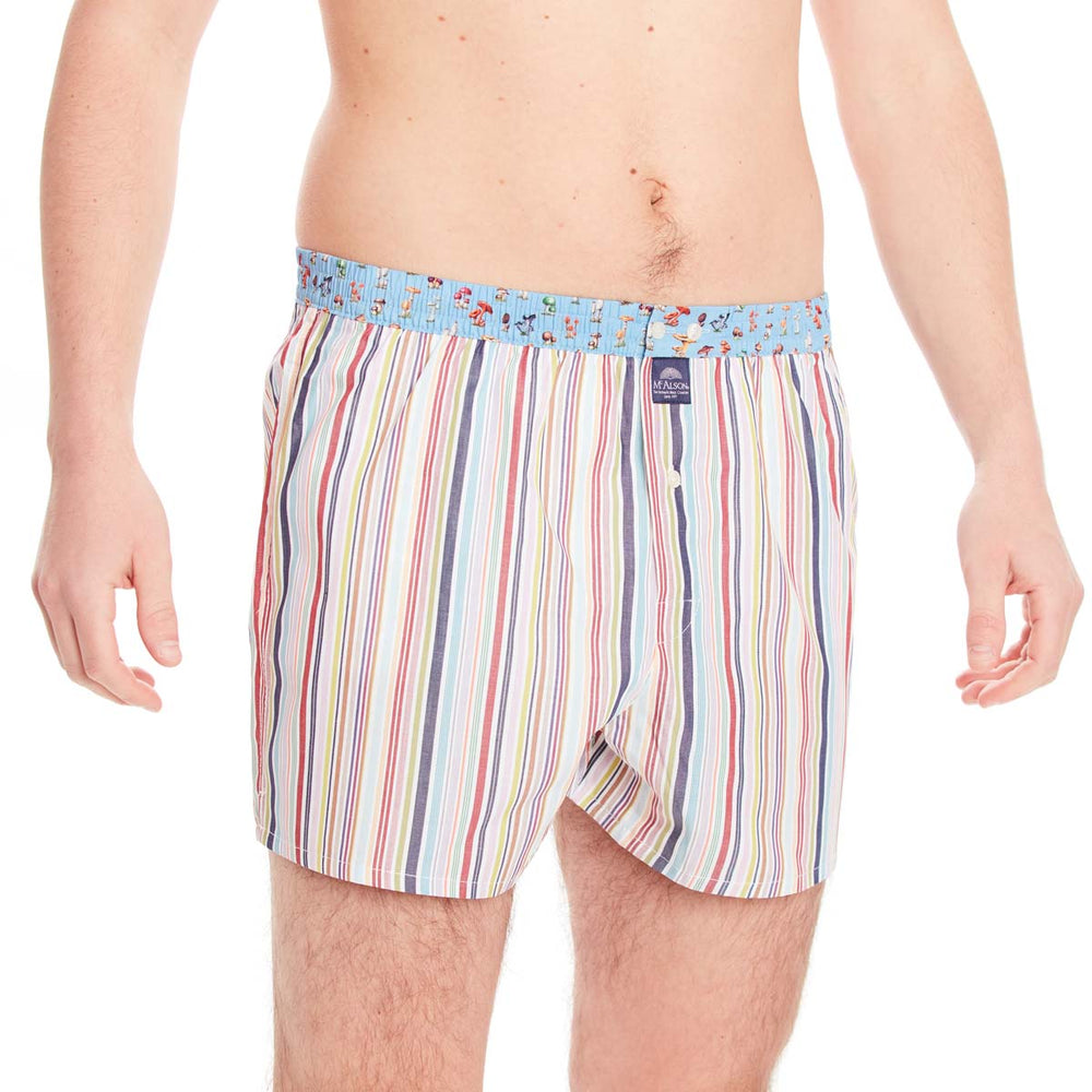 M4661 - Rayé multicolore marron