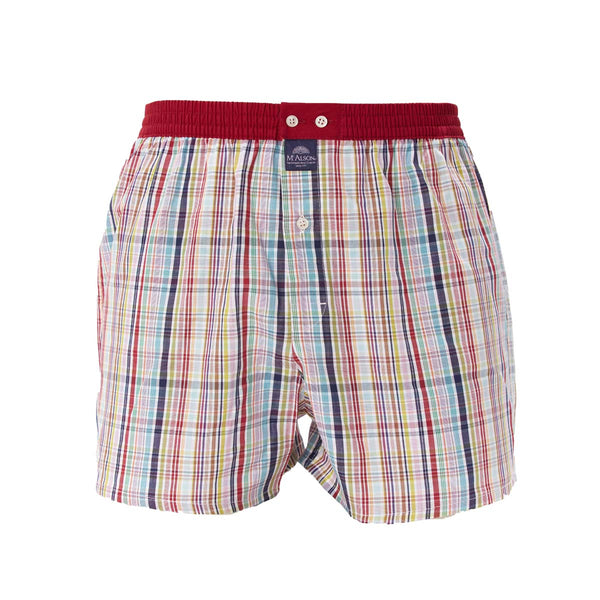 M4662 - Schachbrettartig mehrfarbig braun