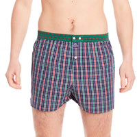 M4664 - Checkered navy & red