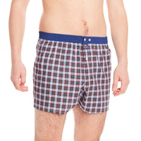 M4667 - Tartan bordeaux & vert