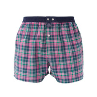 M4669 - Tartan pink & green