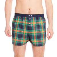 M4671 - Madras vert & orange