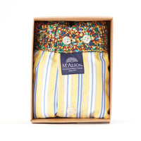 M4677 - Rayé jaune & bleu