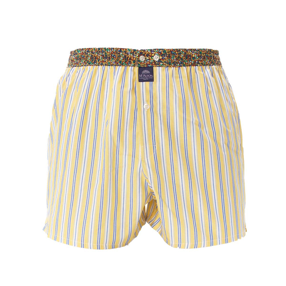 M4677 - Rayé jaune & bleu