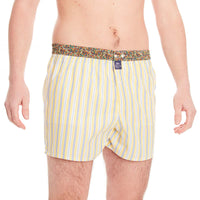 M4677 - Rayé jaune & bleu